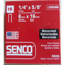SENCO 18Ga X 1/4 in CM X 5/8" STAPLES  ** CALL STORE FOR AVAILABILITY AND TO PLACE ORDER **